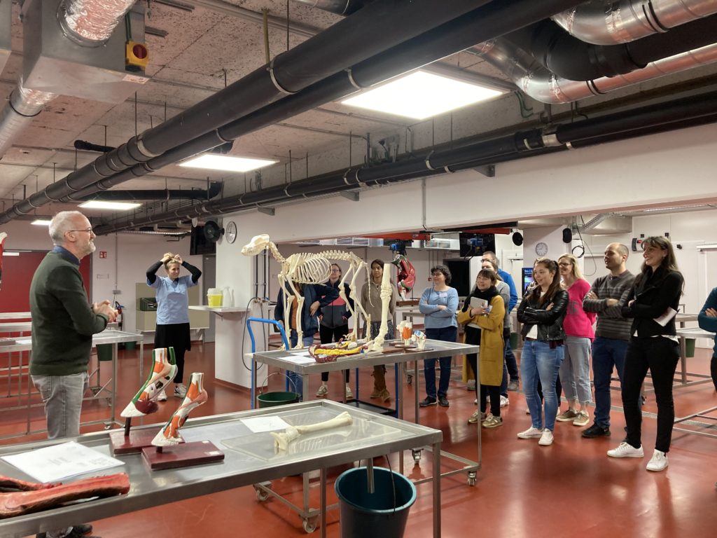 Salle de formation avec profs et élèves